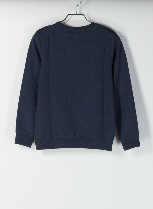 FELPA STAMPATA RAGAZZA, DARK SAPPHIRE, medium