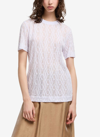 T-SHIRT ALLOVER, F0028 WHT, small