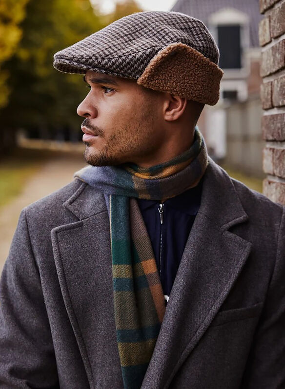 CAPPELLO MONSONITE INSERTO TEDDY, 0020 CHECK BROWN, medium