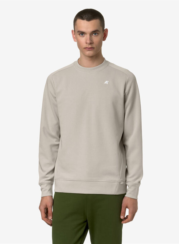 Felpa Sportiva Uomo Joy Sportswear Micha – Misto Cotone Ed Elastan, Logo Floccato, Notte Taglia 54