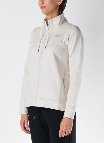 FELPA CON COLLO ALTO, ZFLO74 PANNA, small