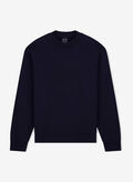 FELPA CON LOGO FLOCK, UB101 NVY, thumb