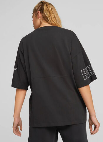 T-SHIRT POWER COLORBLOCK, 01 BLK, small