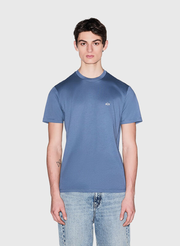 T-SHIRT MICRO LOGO, U9302 CHINA BLUE, medium
