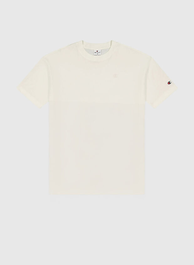 T-SHIRT ICON TONAL OVERSIZE, WW056 PANNA, large