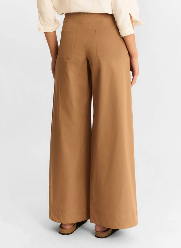 PANTALONE RIVE PALAZZO, 002 CAMMELLO, medium