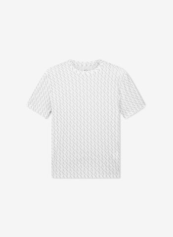 T-SHIRT STAMPA ALL OVER, F0017 OFF WHT, small