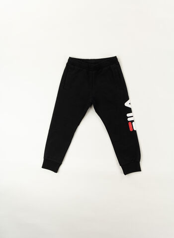 PANTALONE JOGGER BAMBINO, 80010 BLK, small
