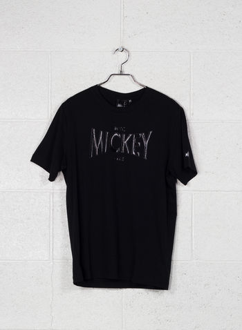 T-SHIRT CLASSIC MIKE LOGO, BLK, small