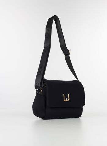 BORSA TRACOLLA PATTINA NEOPRENE, 22222 BLK, small