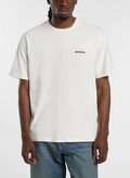 T-SHIRT LORETTO MICRO LOGO RICAMO, - ECRU, thumb