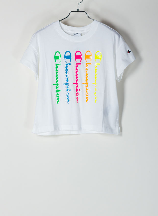 T-SHIRT AMERICAN CLASSIC FLUO, WW001WHT, large