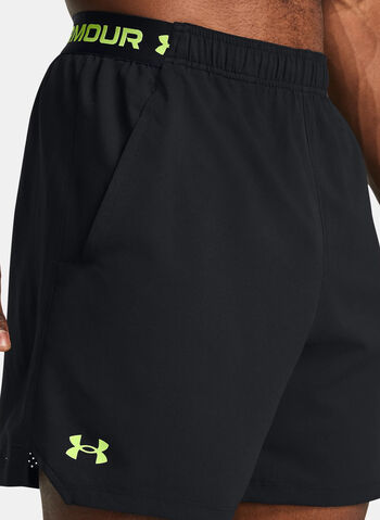 SHORTS VANISH WOVEN 6IN, 0009 BLKGREEN, small