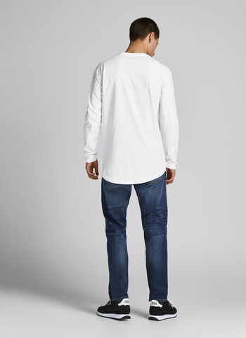 T-SHIRT NOA MANICHE LUNGHE, WHITE RELAXED, small