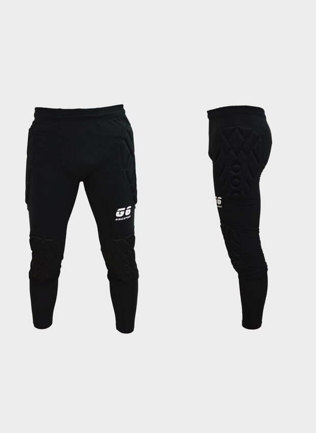 PANTALONE PORTIERE COMPRESSION FIT, BLK, large