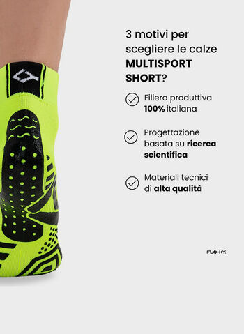 CALZA MULTISPORT UNISEX, WHT, small