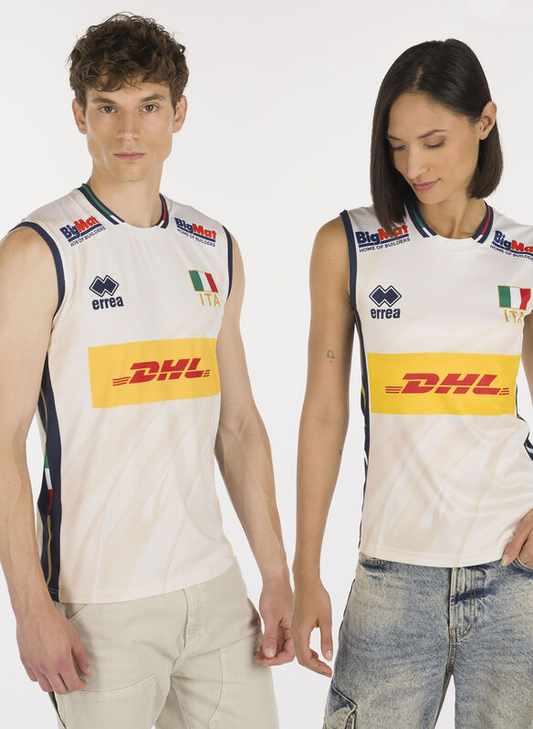 MAGLIA ITALIA VOLLEY UNISEX, - WHT, medium