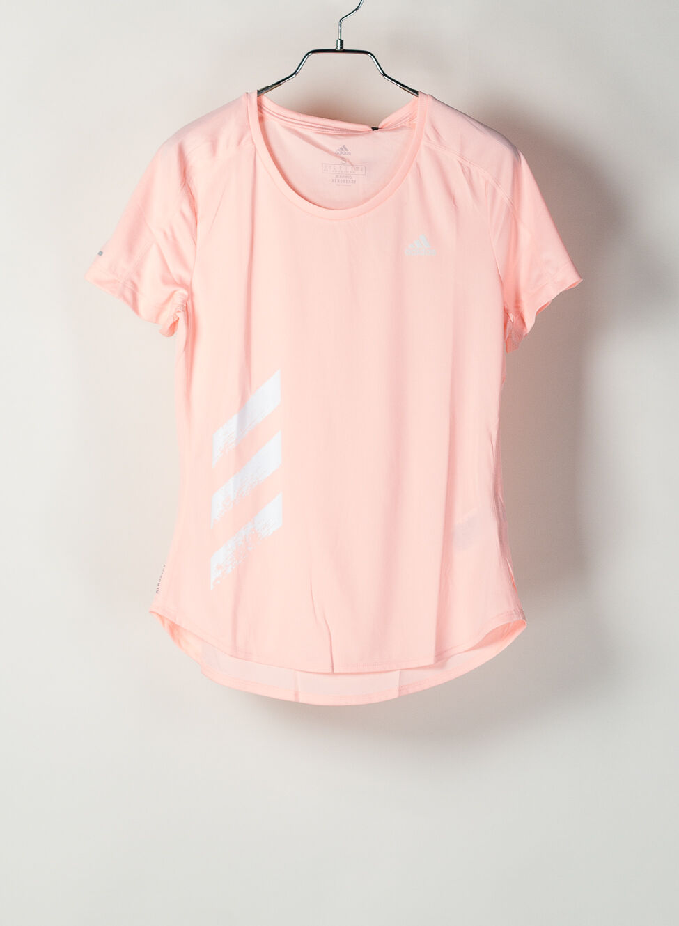 adidas Camiseta Manga Corta Run It Fast 3 Stripes mujer