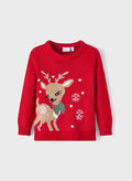 MAGLIONE CHRISTMAS BAMBINO, JESTER RED RED, thumb