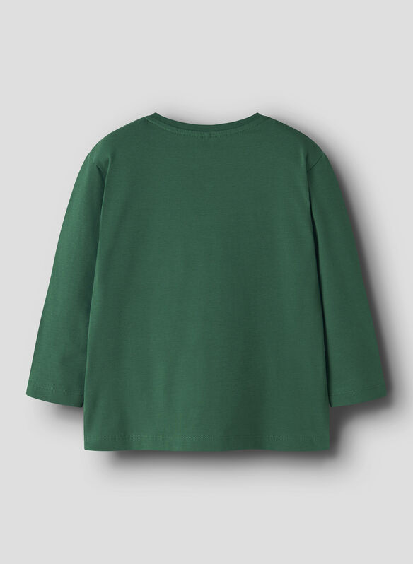 T-SHIRT SYVER STAMPA MINECRAFT BAMBINO, EVERGREEN, medium