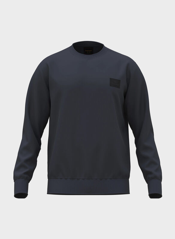 FELPA GIROCOLLO MICRO LOGO NEW, - NVY, medium