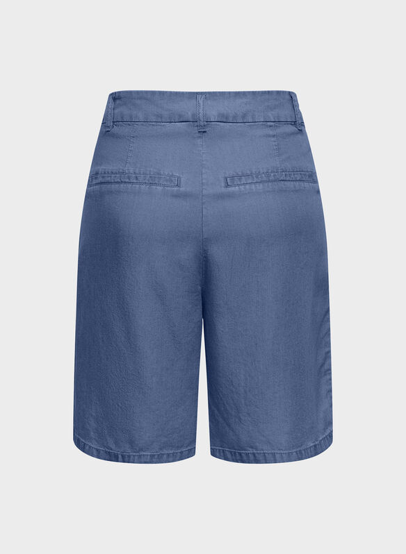 BERMUDA CHARIS CHAMBREY, MEDIUM BLUE DENIM, medium
