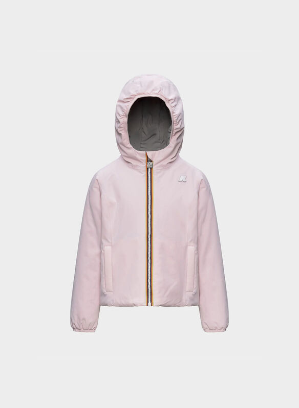 GIUBBOTTO CON CAPPUCCIO BAMBINA, DA4 PINK, medium