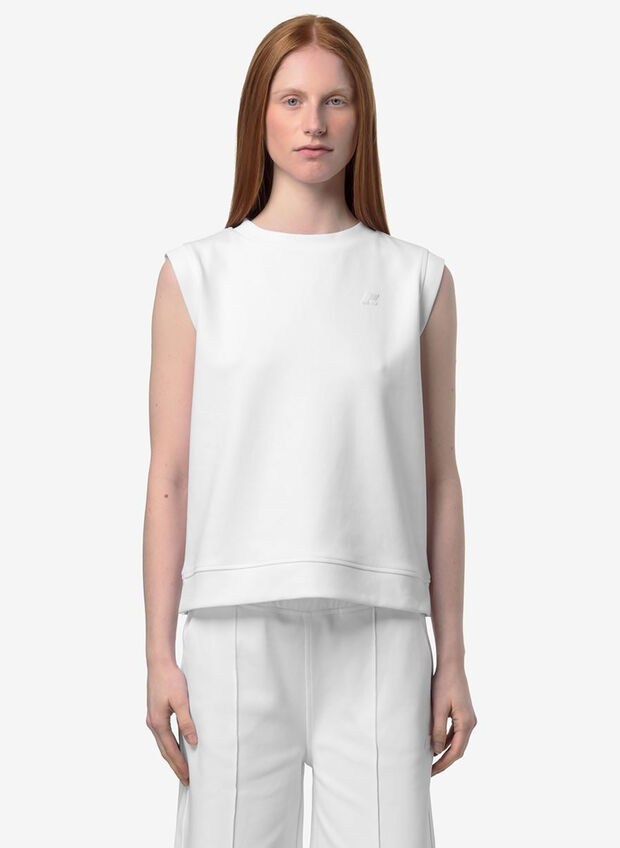 T-SHIRT LONJELLE INTERLOCK, 001 WHT, large