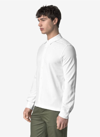 CAMICIA TIMOTHEE PIQUE,  001 WHT, small