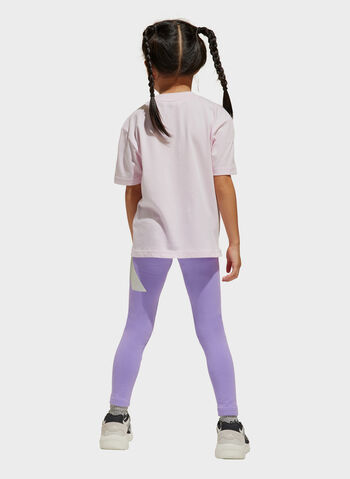 COMPLETO T.SHIRT+LEGGING BAMBINA, PINKVIOLET, small