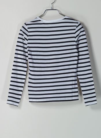 T-SHIRT NOOS RIGATA RAGAZZA, , small