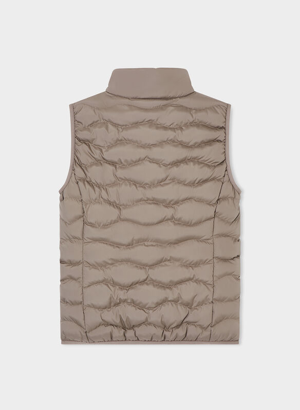 SMANICATO IMBOTTITO PACKABLE CORE LADY IN NYLON, U6167 BEIGE, medium