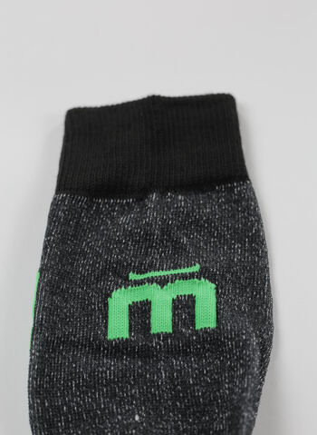 CALZETTONE SKI BASIC MICOTEX UNISEX, 155 BLKGREEN, small