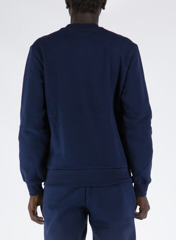 FELPA IN COTONE BIOLOGICO SPAZZOLATO, 166 NVY, small