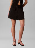 SHORT PRATICI IN TWILL DI COTONE, UB1 BLK, thumb