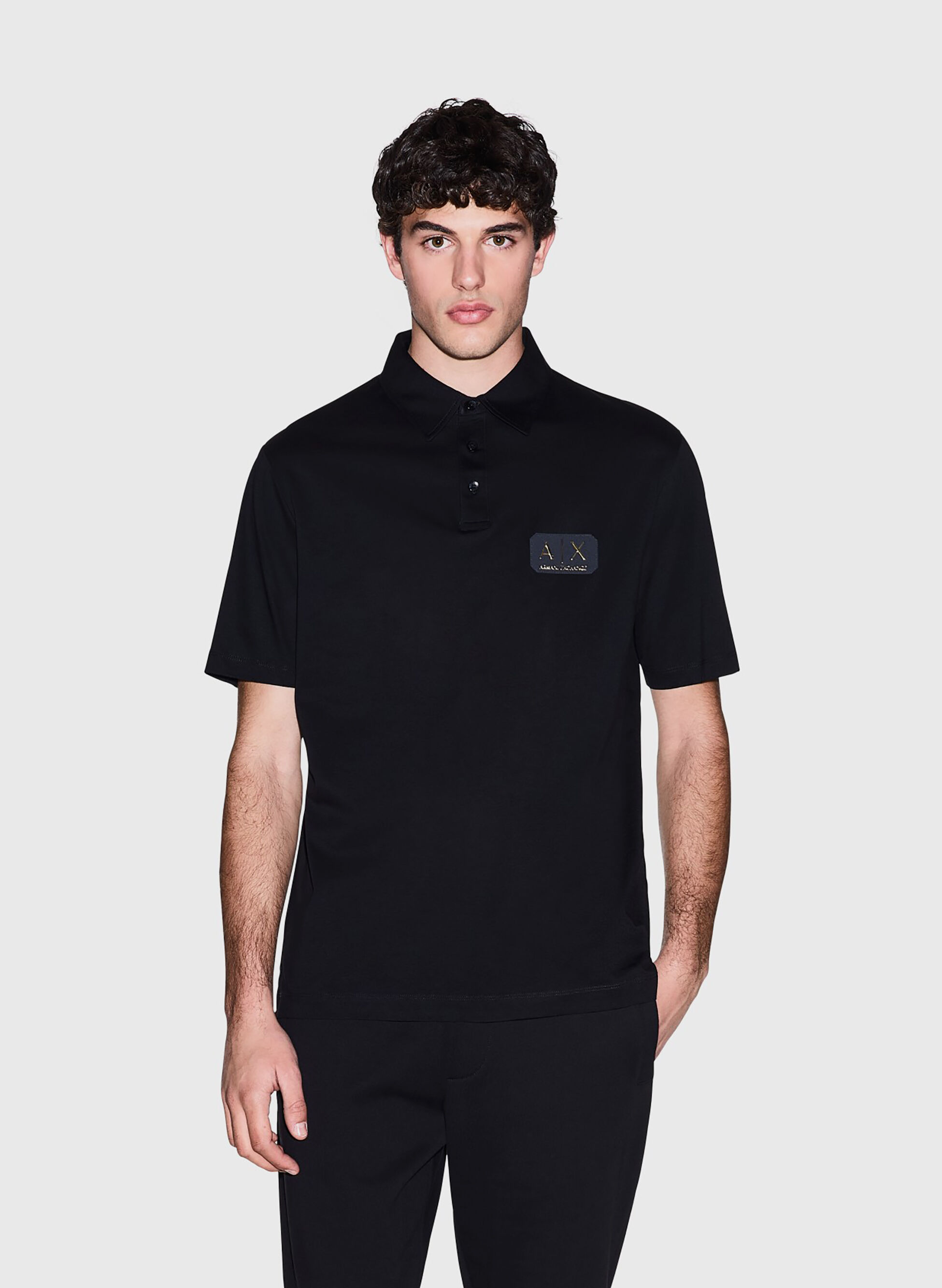 ARMANI EXCHANGE POLO LOGO AX L