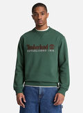 FELPA BIG LOGO RICAMATO, - GREEN, thumb