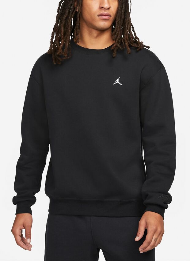 NIKE FELPA JORDAN GIROCOLLO Bianco, Nero Uomo | Sport85