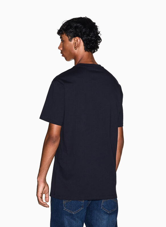 T-SHIRT LOGO SPECCHIATO, UB101 NVY, medium