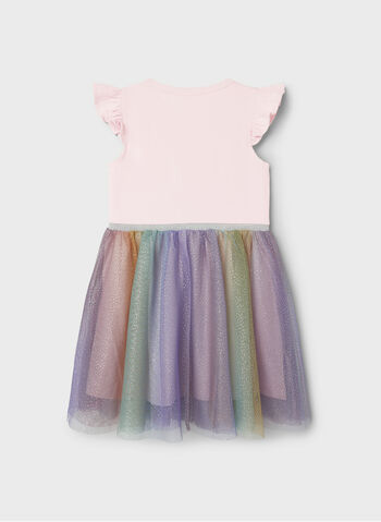 ABITO HAPPI TULLE BAMBINA, PARFAIT PINK , small