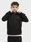 FELPA LAB STORY HOODIE RAGAZZO, 01 BLK, thumb