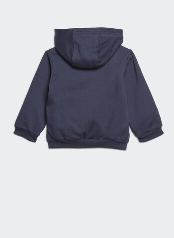 TUTA FLEECE HOODED RAGAZZO, NVY, small