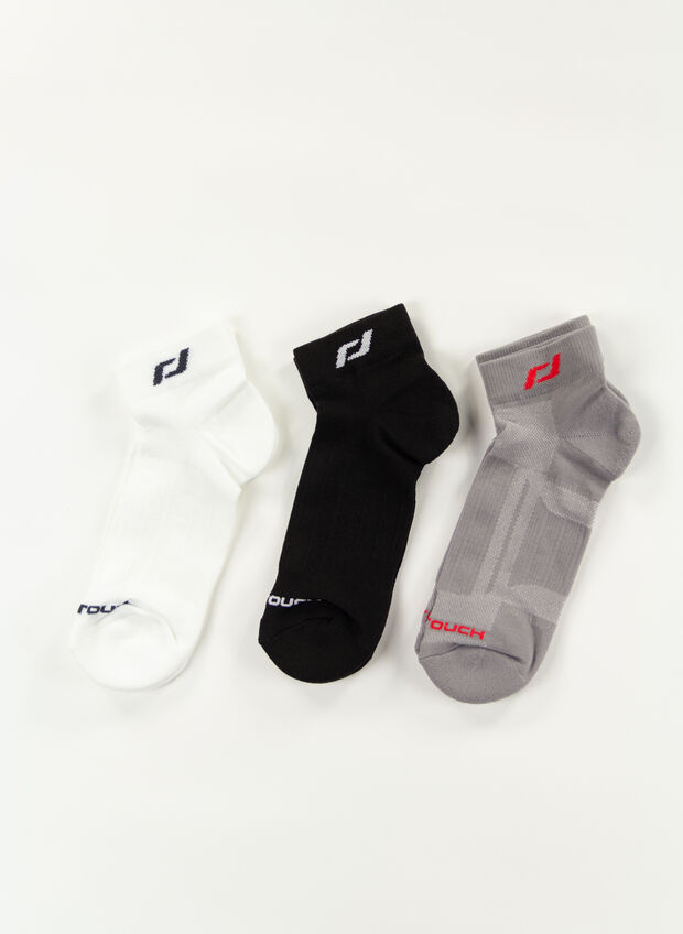 CALZA 3 PAIA RUNNING UNISEX, 005 BLKWHT, large