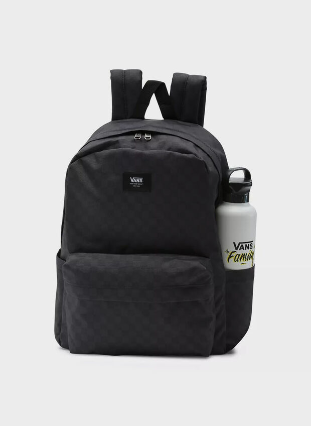 ZAINO BIG LOGO OLD SKOOL CHECK UNISEX, BLKGREY, large