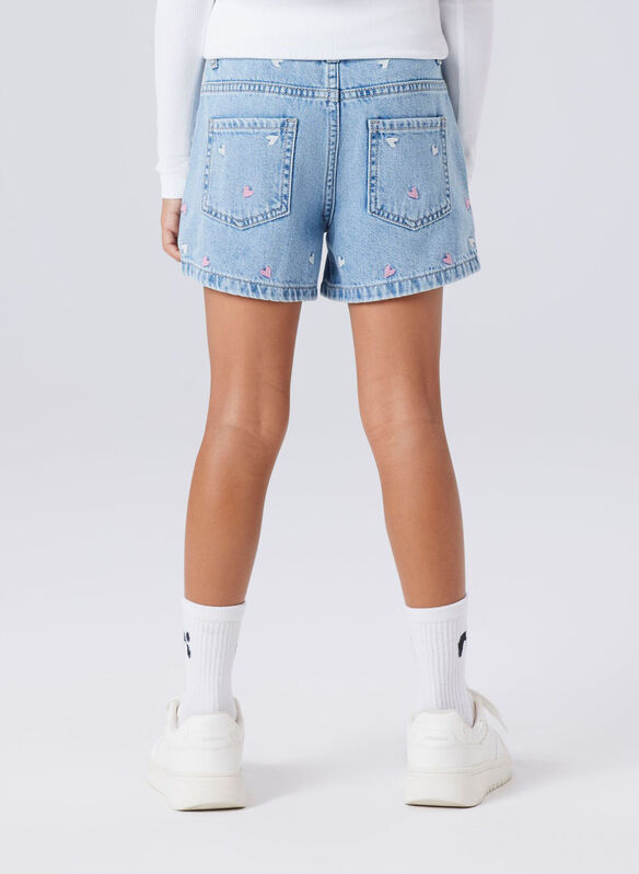 SHORTINO DENIM BELLA BAMBINA, LIGHT BLUE DENIM, medium
