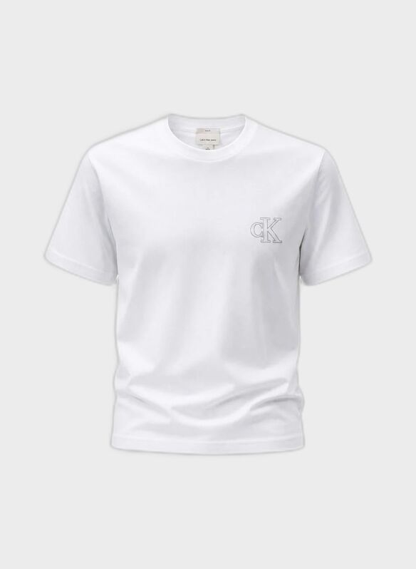 T-SHIRT MONOGRAM, YAF WHT, medium