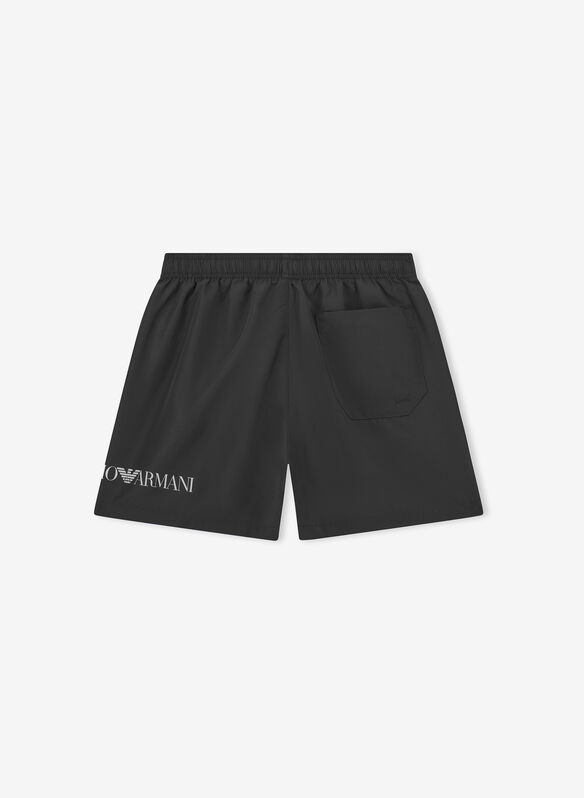 COSTUME BOXER BEACH MICRO LOGO RAGAZZO, MC026 BLK, medium
