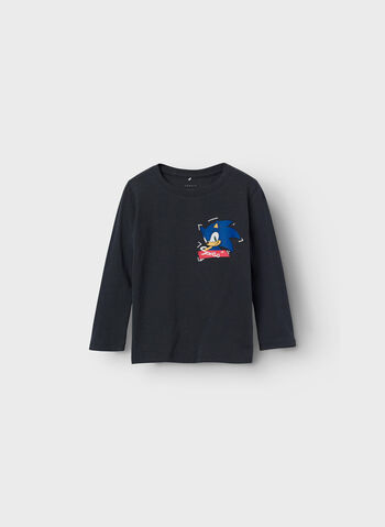 T-SHIRT SONIC GRAPHIC BAMBINO, INDIA INK ROY, small