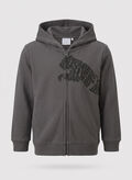 FELPA BTS FULL ZIP RAGAZZO, 34 MOODY GRAY, thumb