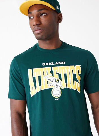 T-SHIRT OAKLAND ATHLETICS MLB ARCH WORDMARK, , small